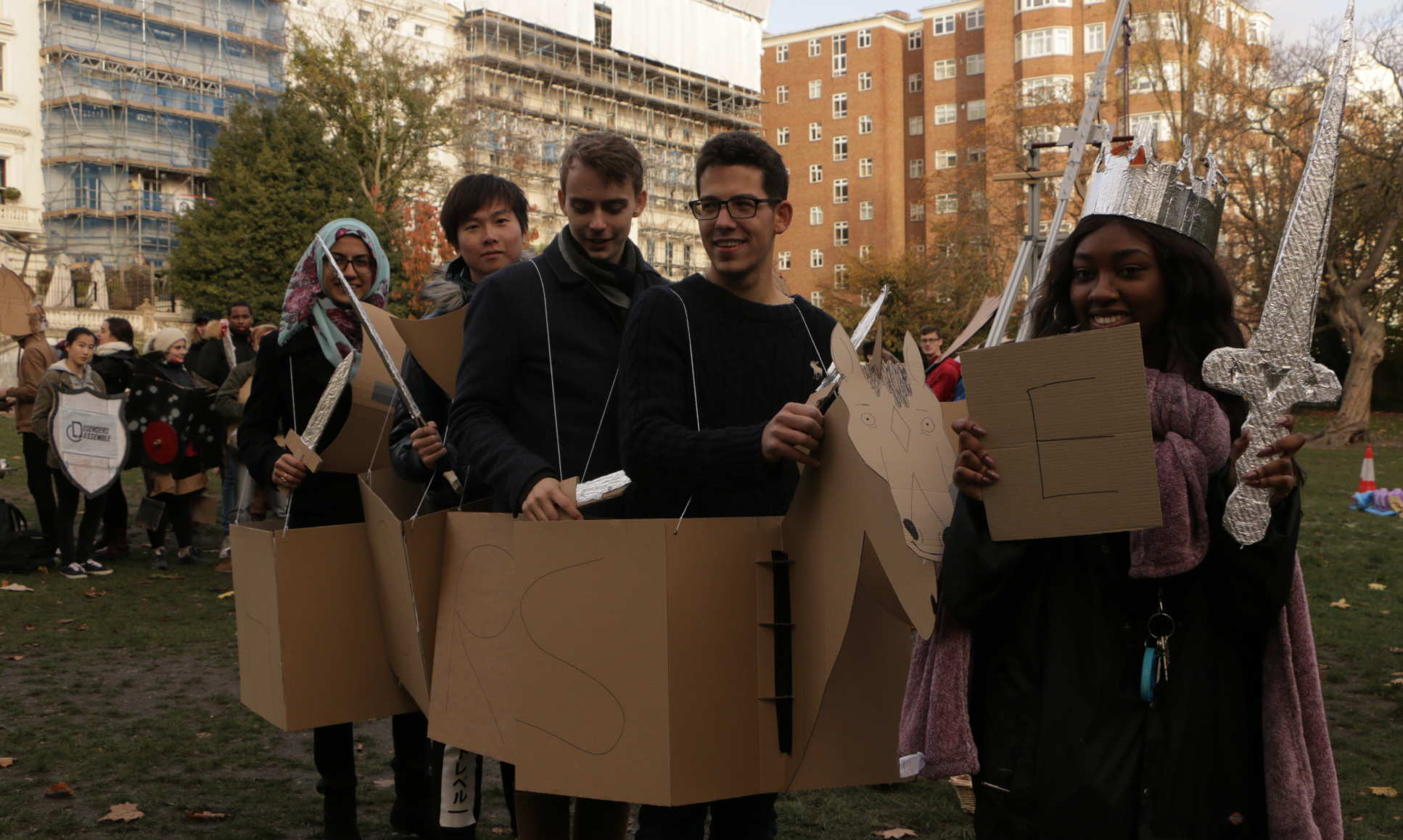 student compete for best costume