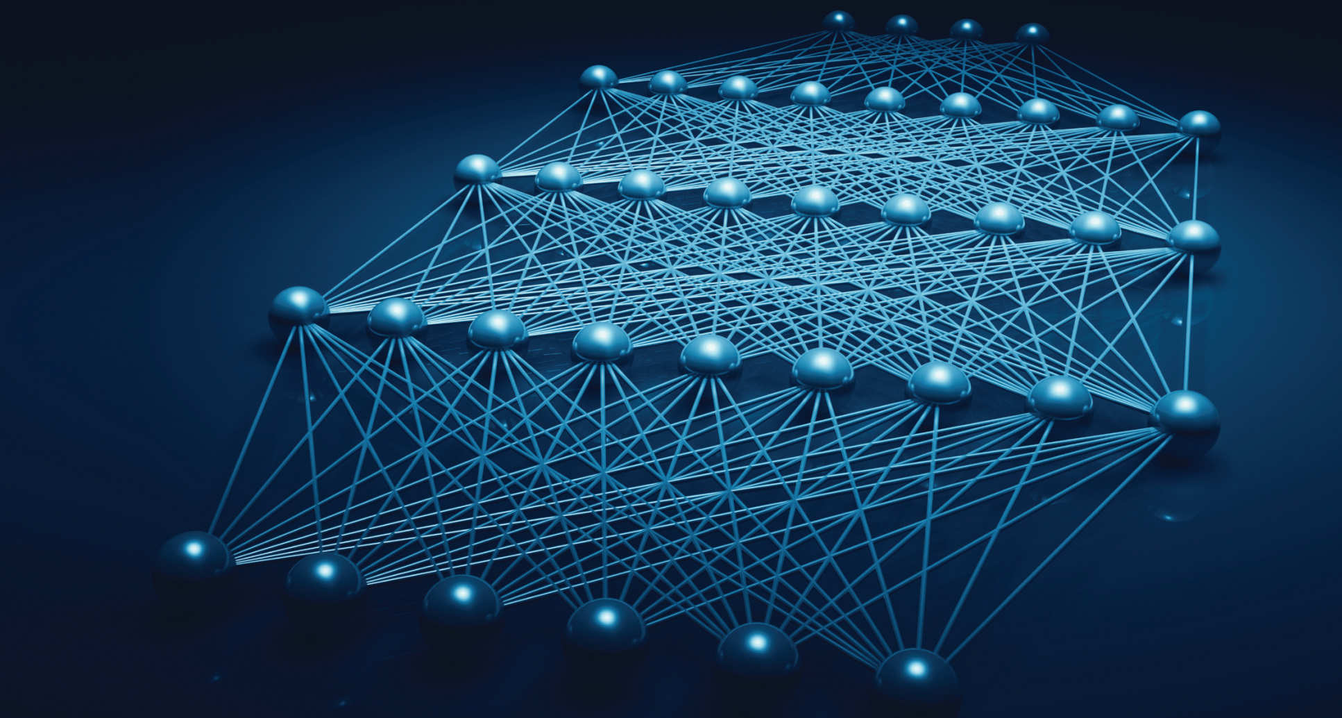 Graphical representation of a deep neural network