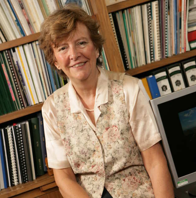 Portrait photo of Julia Higgins in her office