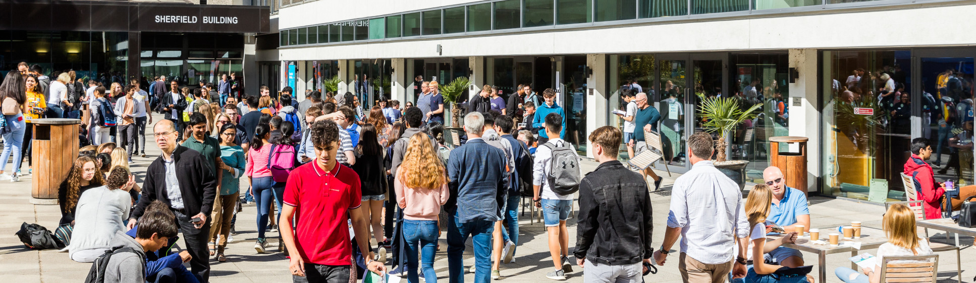 Image of Busy campus 