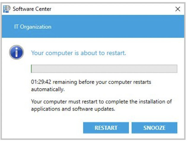 Restart notification 2