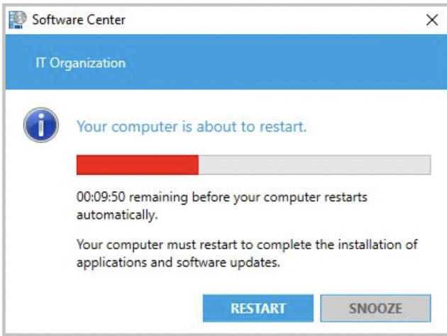 Restart notification 3