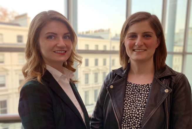 Patricia Cermignano and Alison Christensen (both MSc Strategic Marketing 2018)