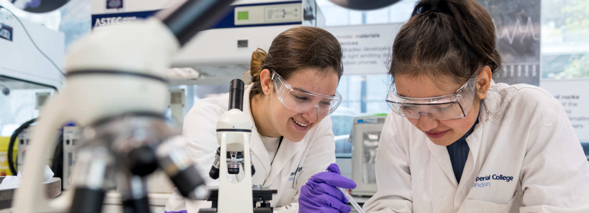 Young people take part in a hands-on demonstration at Imperial Festival