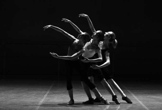 Three ballet dancers