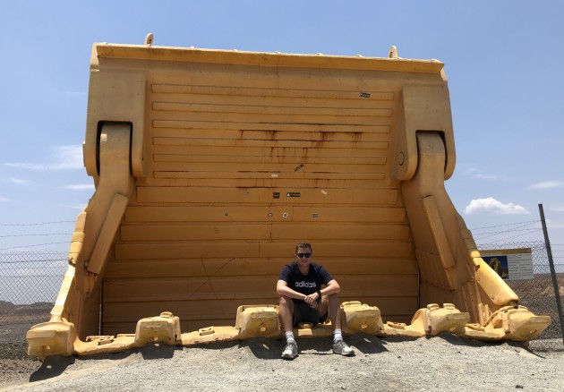 James Stringer on a mine site