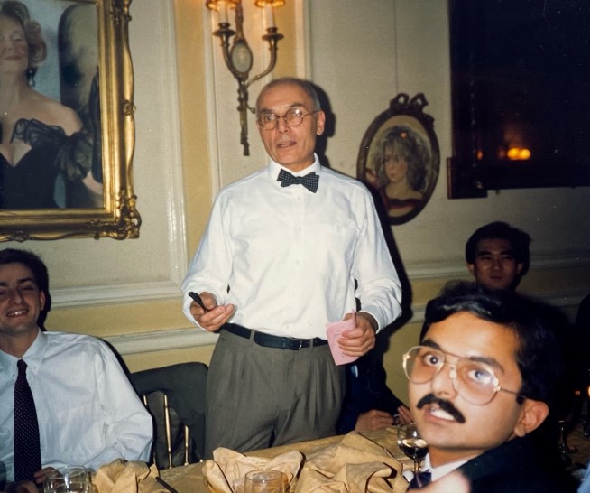 Ramsey at the MSc Annual Dinner ca 1994 