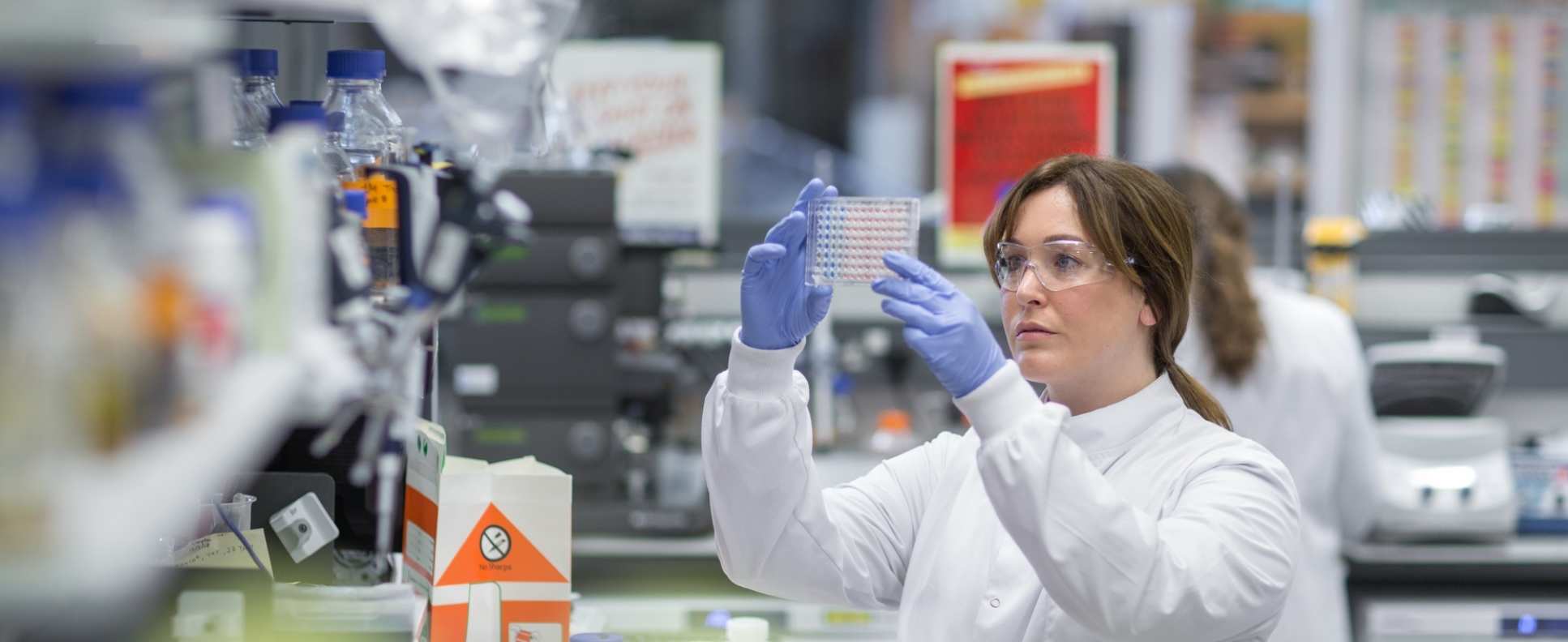 Woman in lab