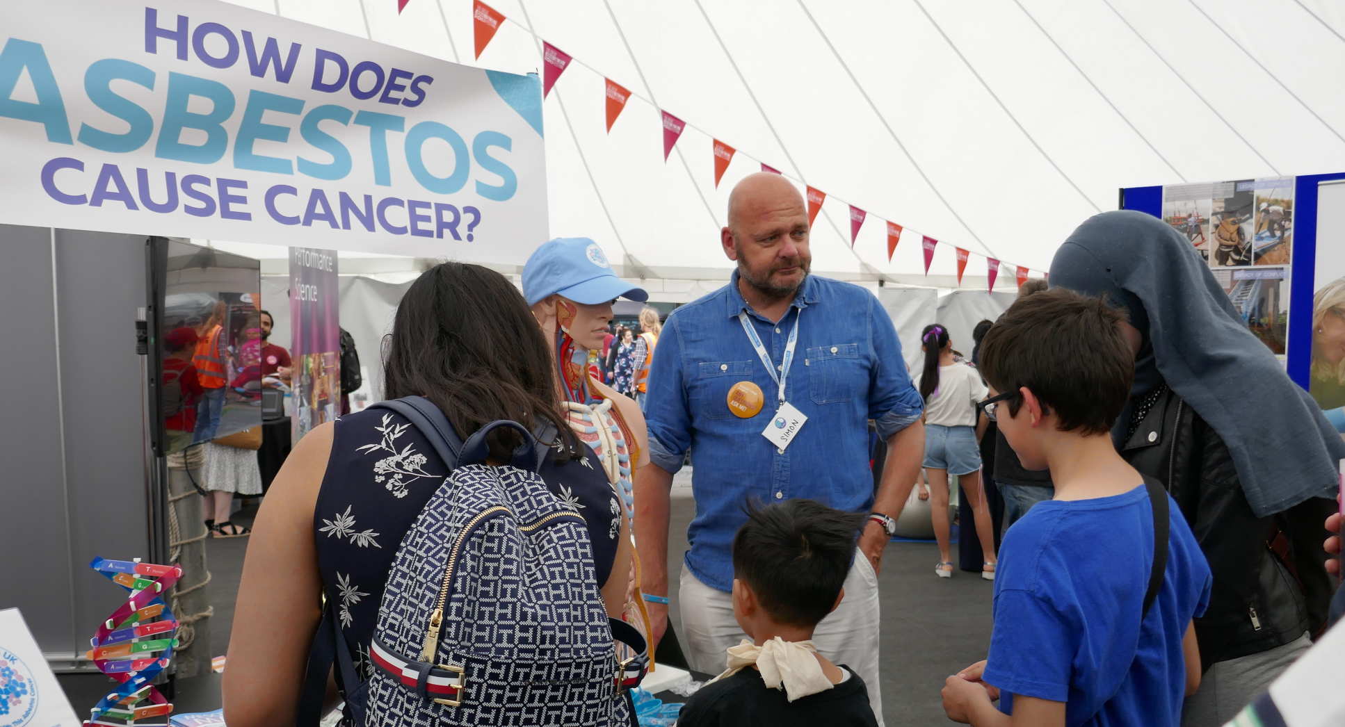 NCMR's festival stand title banner