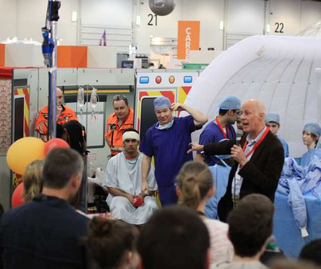 brain surgery simulation at 2013 big bang fair