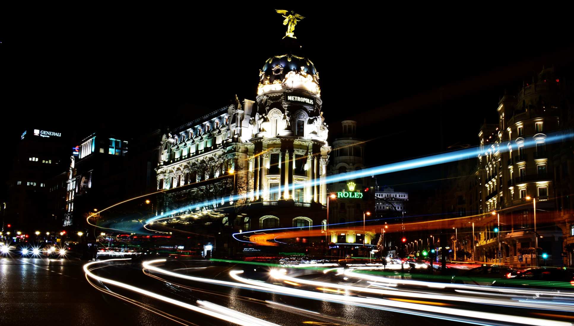 Madrid at night