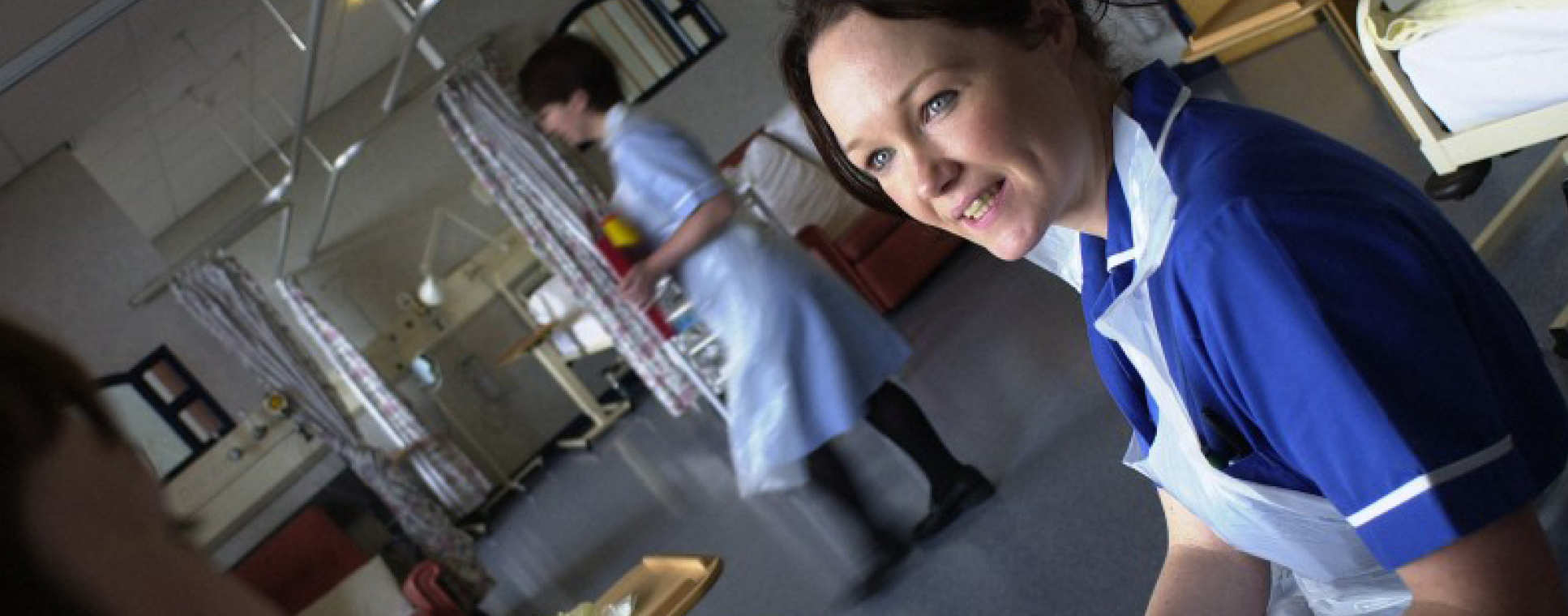 Nurse with a patient in hospital