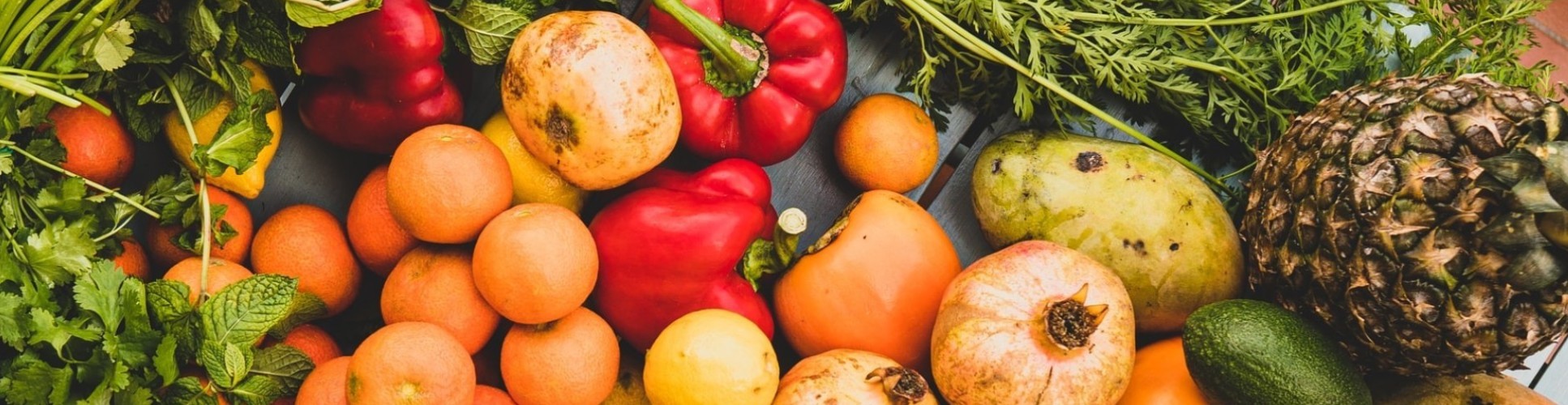 A vibrant selection of fruits and vegetables