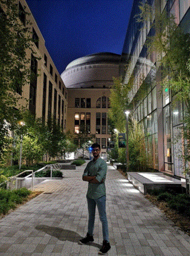 Aniket Chitre on MIT Campus, 2019