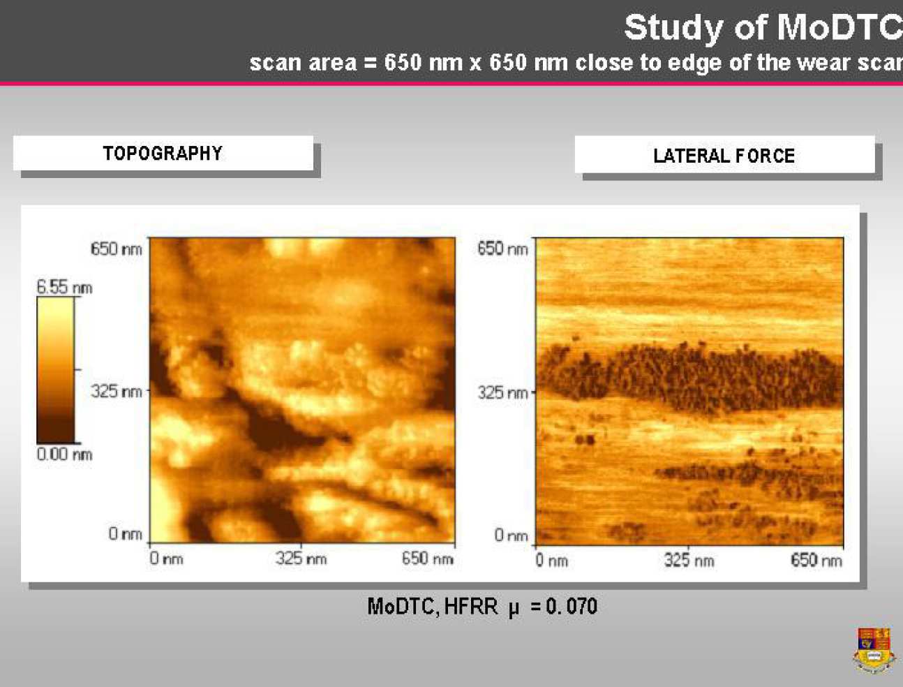 These are believed to be single MoS2 crystals