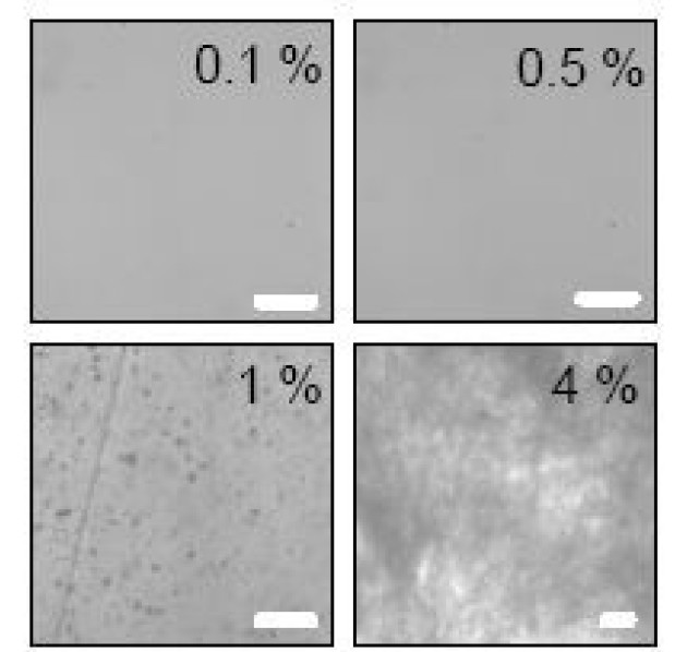 Glass transition temperature of PS-C60 mixture as a function of concentration