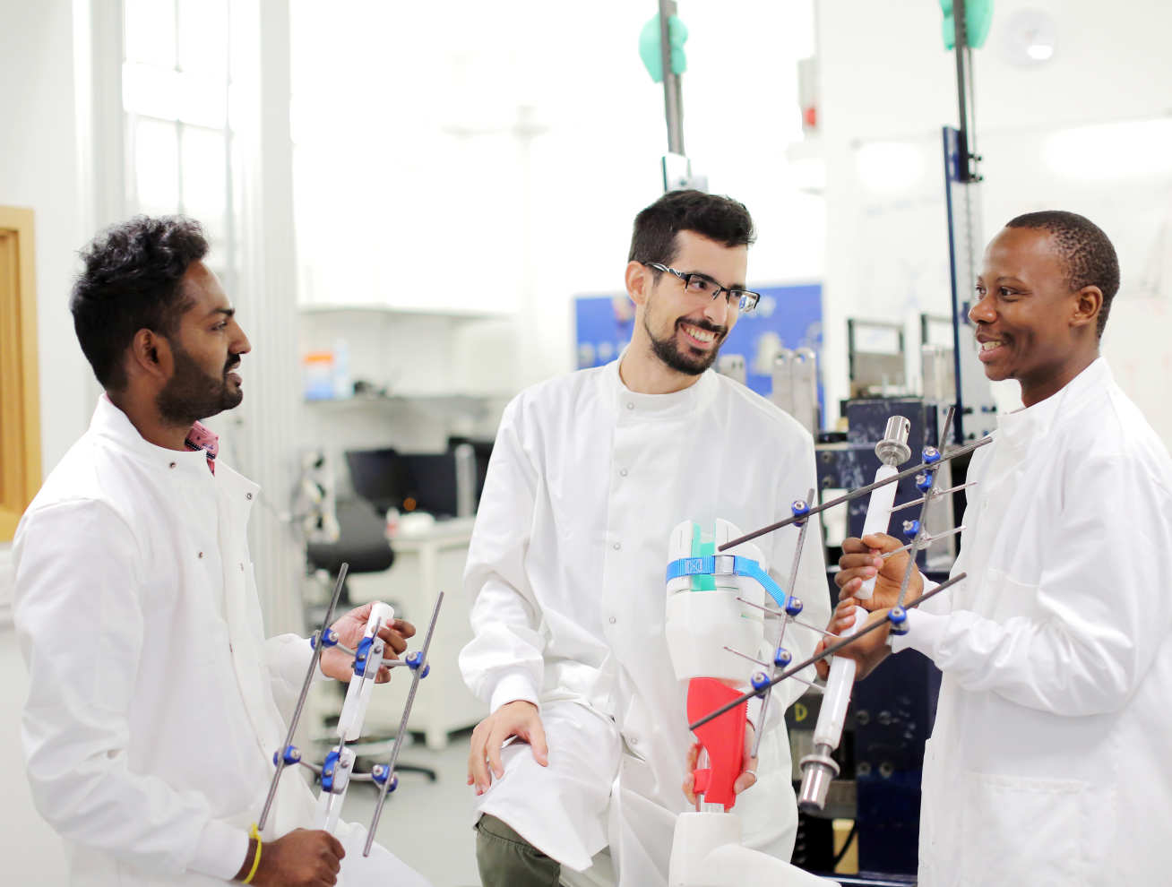 CBIS members working in the labs