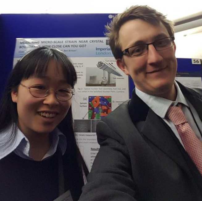 Vivian Tong and Dr Ben Britton