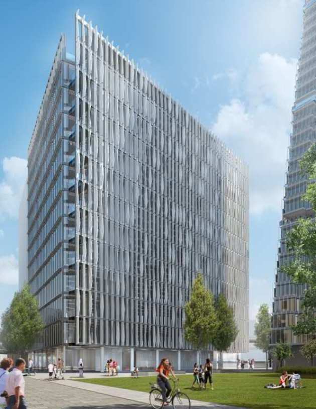 Artists impression of the Sir Michael Uren hub