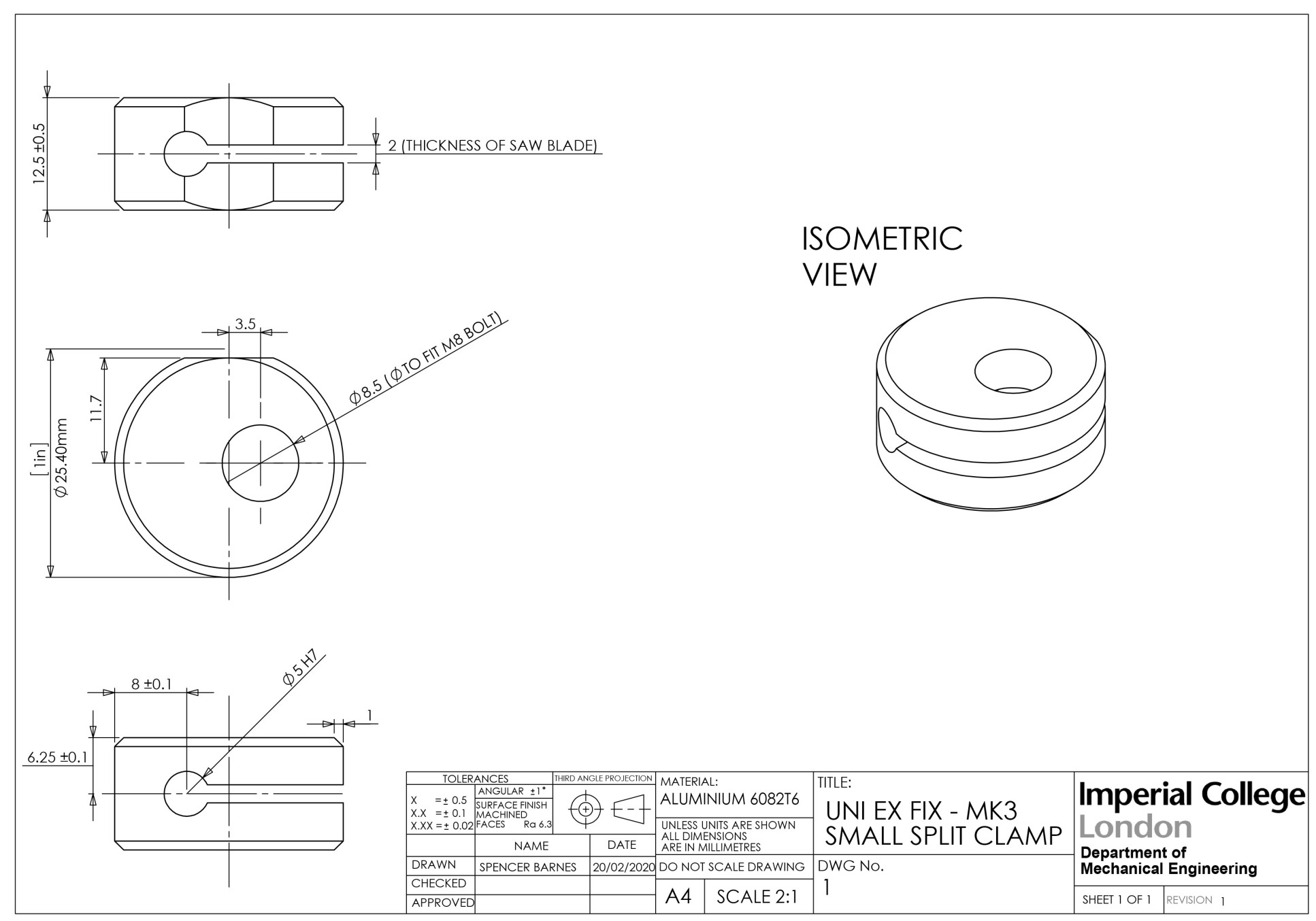 Small clamp