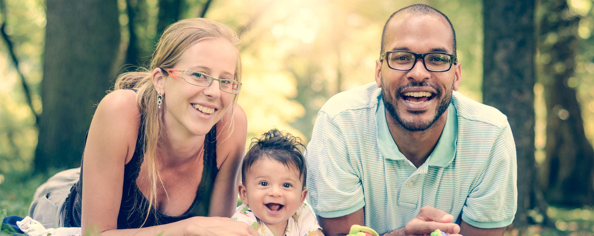 Family in the park